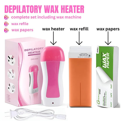 3-in-1 Wax Heater Machine for Hair Removal