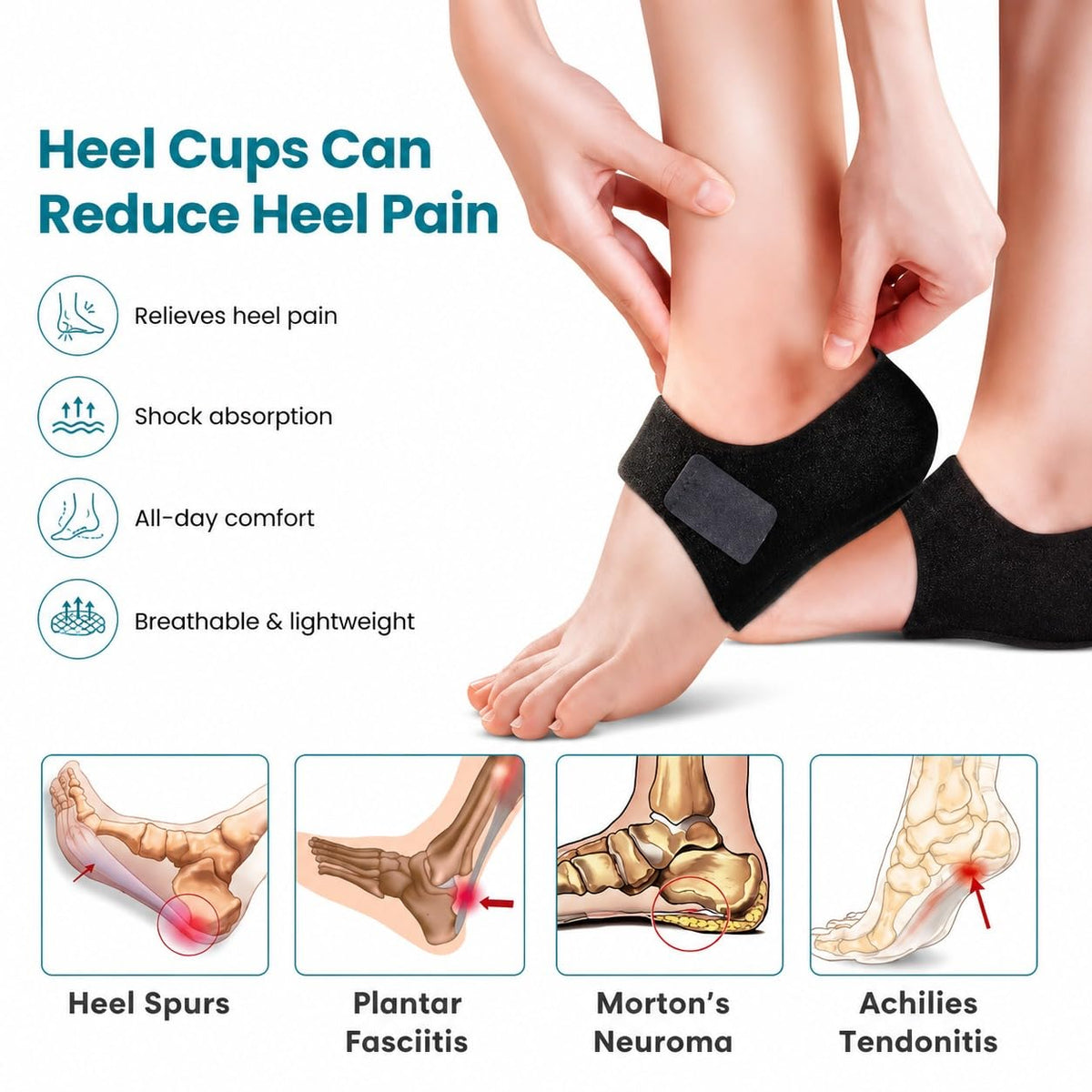 Herbal Comfort Heel Protector | Soft Heel Support Zaa Mart