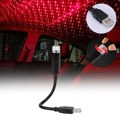 Romantic LED Starry Sky Car Roof Projection USB Portable Light