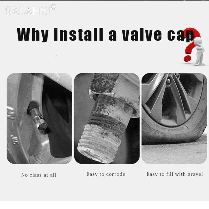 Universal Luminous Tire Valve Cap 4 Pack & 8 Pack. (Special Offer on 8 Pack)