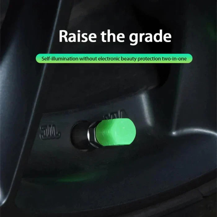 Universal Luminous Tire Valve Cap 4 Pack & 8 Pack. (Special Offer on 8 Pack)