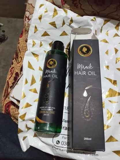 Miracle Hair Oil – Natural Oils & Herbal Hair Care Blend | 200ml Zaa Mart
