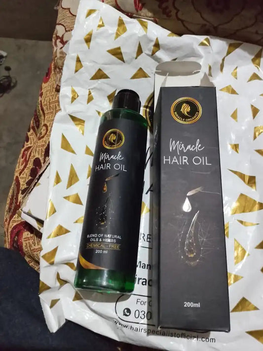 Miracle Hair Oil – Natural Oils & Herbal Hair Care Blend | 200ml Zaa Mart