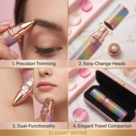 2 in 1 Electric Eyebrow Trimmer